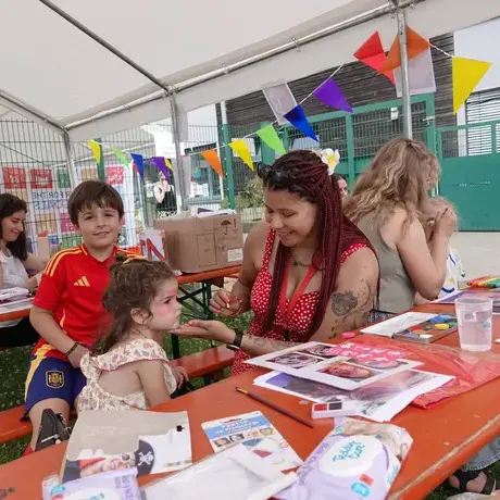 Arts and crafts event stall