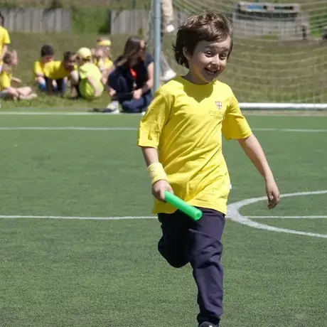 Child in sport class