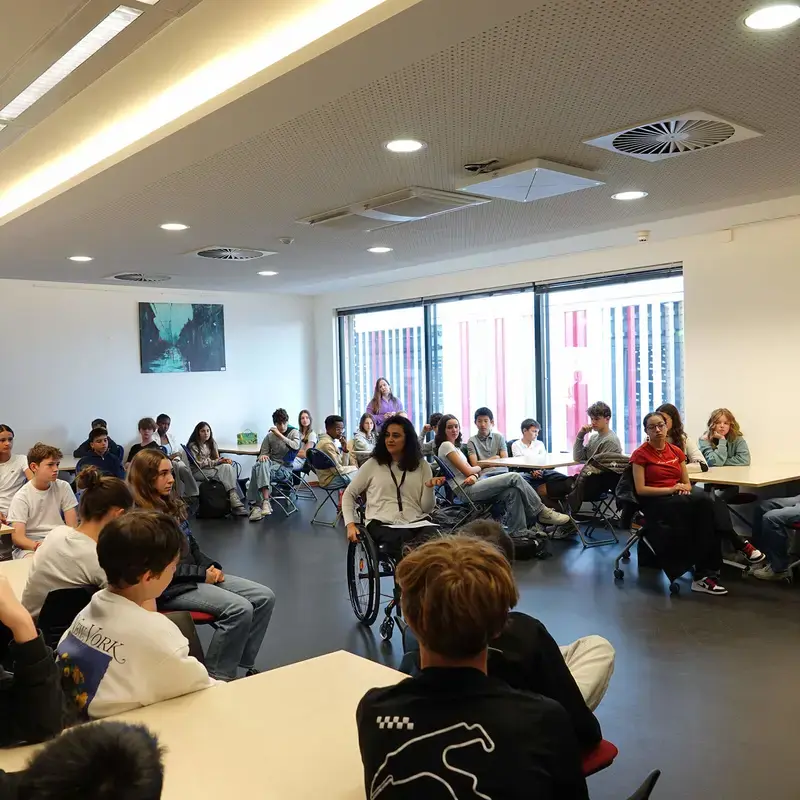 Students hear firsthand account of war experience