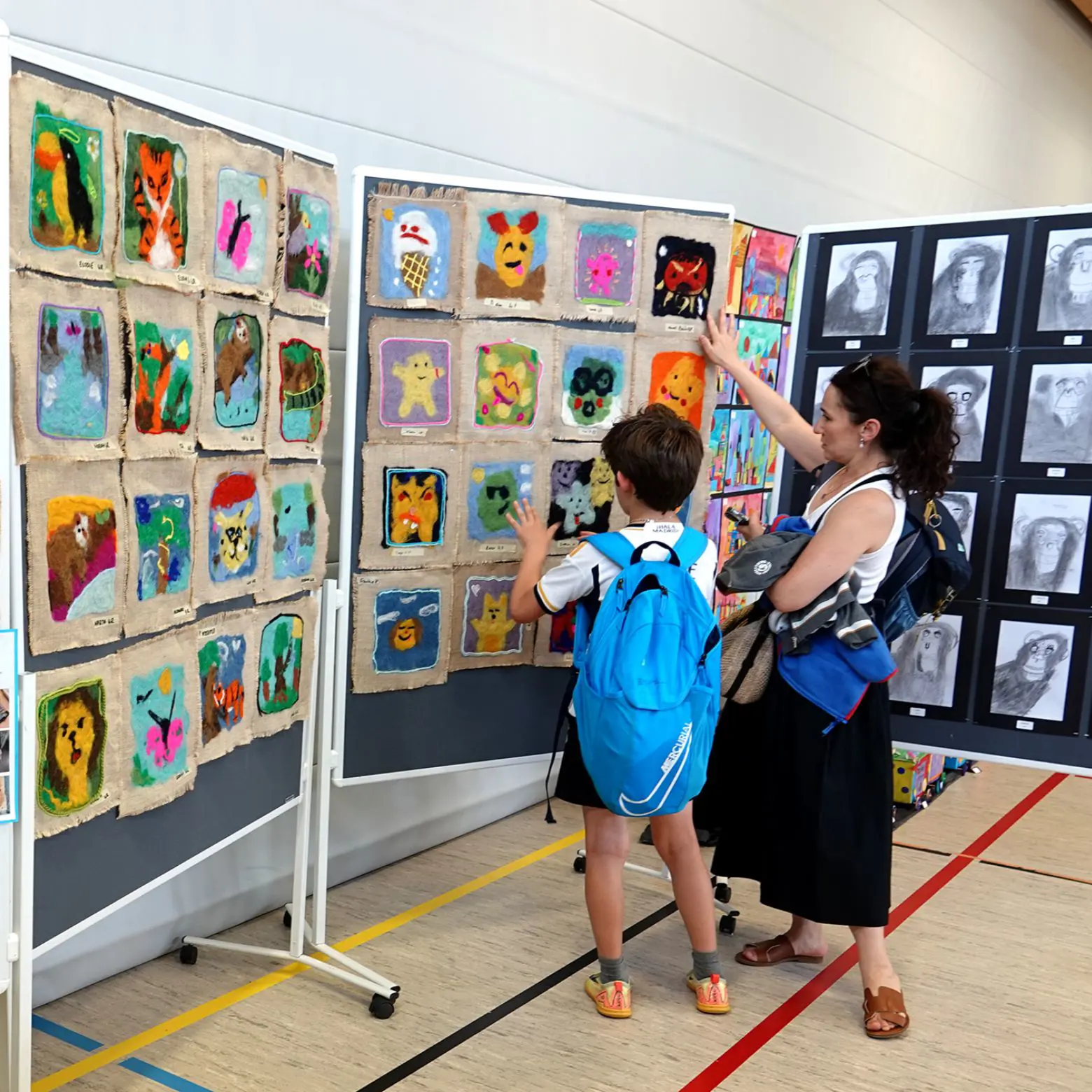 Student art exhibition